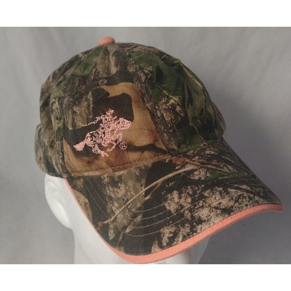 Winchester Rifles Camouflage & Pink Adjustable Strapback Hat/Cap-NICE!